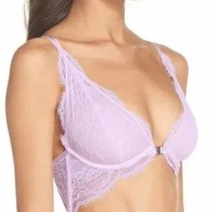 Free People FP You're So Great Bra, Lilac Lace, 34B